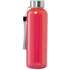 Juomapullo Bottle Lecit, punainen liikelahja logopainatuksella