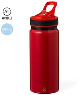 Juomapullo Bottle Nolde, punainen liikelahja logopainatuksella
