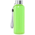 Juomapullo Bottle Rizbo, vaaleanvihreä liikelahja logopainatuksella