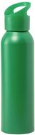 Juomapullo Bottle Runtex, vihreä liikelahja logopainatuksella