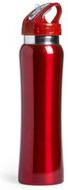 Juomapullo Bottle Smaly, punainen liikelahja logopainatuksella