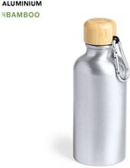 Juomapullo Bottle Yorix, hopea liikelahja logopainatuksella
