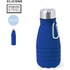 Juomapullo Foldable Bottle Fäl, musta liikelahja logopainatuksella