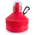 Juomapullo Foldable Bottle Luns, punainen liikelahja logopainatuksella