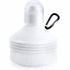 Juomapullo Foldable Bottle Luns, valkoinen liikelahja logopainatuksella