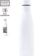 Juomapullo Sublimation Bottle Crafor, valkoinen liikelahja logopainatuksella