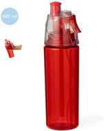 Juomapullo Vaporizer Bottle Fluxi, punainen liikelahja logopainatuksella