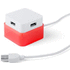 KESKITIN USB Hub Dix, punainen lisäkuva 1