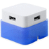 KESKITIN USB Hub Dix, sininen liikelahja logopainatuksella