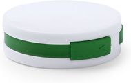 KESKITIN USB Hub Niyel, vihreä liikelahja logopainatuksella