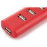 KESKITIN USB Hub Ohm, punainen lisäkuva 3