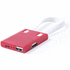 KESKITIN USB Hub Yurian, punainen lisäkuva 4