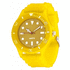 Kello Watch Fobex, keltainen liikelahja logopainatuksella