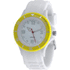 Kello Watch Hyspol, keltainen liikelahja logopainatuksella