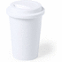 Kertakäyttömuki Antibacterial Cup Koton, valkoinen liikelahja logopainatuksella