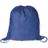 Kiristysnauha reppu Drawstring Bag Bass, sininen liikelahja logopainatuksella