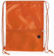 Kiristysnauha reppu Drawstring Bag Bicalz, sininen, oranssi liikelahja logopainatuksella