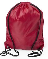 Kiristysnauha reppu Drawstring Bag Dinki, punainen liikelahja logopainatuksella