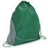 Kiristysnauha reppu Drawstring Bag Dual, vihreä liikelahja logopainatuksella