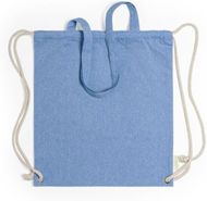 Kiristysnauha reppu Drawstring Bag Fenin, sininen liikelahja logopainatuksella