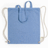 Kiristysnauha reppu Drawstring Bag Fenin, sininen liikelahja logopainatuksella