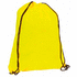 Kiristysnauha reppu Drawstring Bag Gadex, neon-keltainen liikelahja logopainatuksella