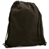 Kiristysnauha reppu Drawstring Bag Hera, musta liikelahja logopainatuksella