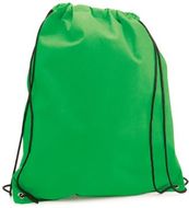 Kiristysnauha reppu Drawstring Bag Hera, vihreä liikelahja logopainatuksella