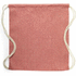 Kiristysnauha reppu Drawstring Bag Konim, punainen liikelahja logopainatuksella