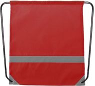 Kiristysnauha reppu Drawstring Bag Lemap, punainen liikelahja logopainatuksella