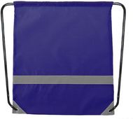 Kiristysnauha reppu Drawstring Bag Lemap, sininen liikelahja logopainatuksella