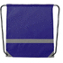 Kiristysnauha reppu Drawstring Bag Lemap, sininen liikelahja logopainatuksella
