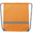 Kiristysnauha reppu Drawstring Bag Lemap, sininen, oranssi liikelahja logopainatuksella