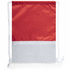 Kiristysnauha reppu Drawstring Bag Nabar, punainen liikelahja logopainatuksella