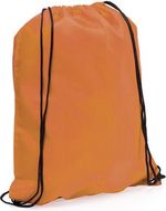 Kiristysnauha reppu Drawstring Bag Spook, sininen, oranssi liikelahja logopainatuksella