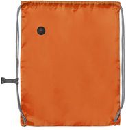Kiristysnauha reppu Drawstring Bag Telner, sininen, oranssi liikelahja logopainatuksella