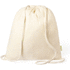 Kiristysnauha reppu Drawstring Bag Tibak, luonnollinen liikelahja logopainatuksella