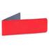Kirjanmerkki Bookmark Sumit, punainen liikelahja logopainatuksella
