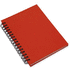 Kirjasin Notebook Emerot, punainen liikelahja logopainatuksella