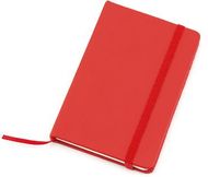 Kirjasin Notepad Kinelin, punainen liikelahja logopainatuksella