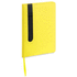 Kirjasin Notepad Merton, keltainen liikelahja logopainatuksella
