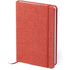 Kirjasin Notepad Talfor, punainen liikelahja logopainatuksella