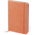 Kirjasin Notepad Talfor, sininen, oranssi liikelahja logopainatuksella