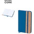 Kirjasin Notepad Tierzo, sininen liikelahja logopainatuksella