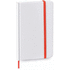 Kirjasin Notepad Yakis, valkoinen, punainen liikelahja logopainatuksella
