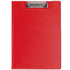 Kirjoitusalusta Folder Clasor, punainen liikelahja logopainatuksella
