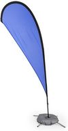 Koristeviiri Flag Holder Pentho, sininen liikelahja logopainatuksella