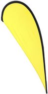 Koristeviiri Flag Roldus, keltainen liikelahja logopainatuksella