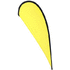 Koristeviiri Flag Roldus, keltainen liikelahja logopainatuksella
