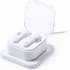 Korvakuulokkeet Charger Earphones Benyer, valkoinen liikelahja omalla logolla tai painatuksella